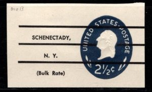 #U542 Washington Precancelled Cut Square Type 3a8 - Mint