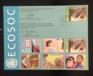 C) 2009. UNITED STATES. FDC. MULTIPLE STAMPS FOR THE IMPROVEMENT OF HEALTH. XF