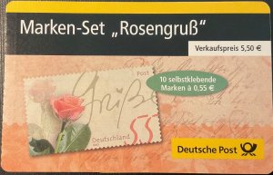 GERMANY 2003. Greetings notebook. 10 self-adhesive seals. MNH-