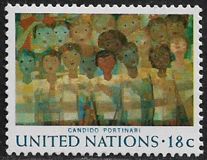 United Nations #248 MNH Stamp - Peace Mural