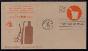 US U574 Doctor Fleetwood U/A FDC