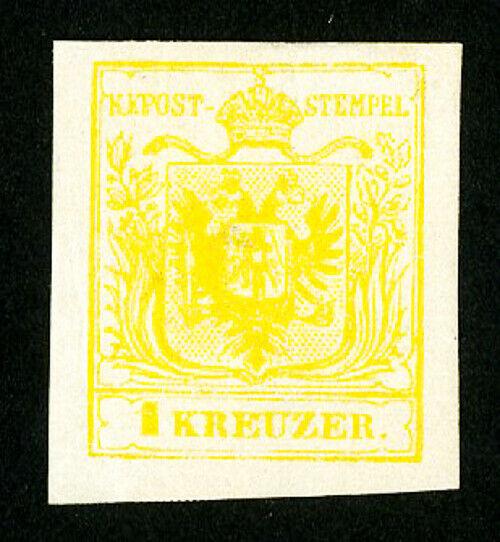 Austria Stamps # 1 Jumbo Fully OG LH Scott Value $1,650.00