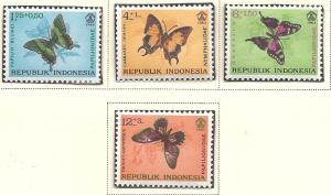 Indonesia  #B156-B159   ( U)  CV $1.75