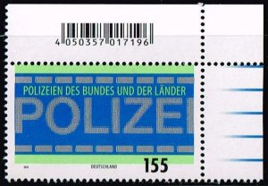 Germany 2019, Sc.#3120 MNH Tribute to Federal and State Police