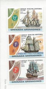 Grenada-Grenadines #174-176 American Ships  (MNH) CV$0.75