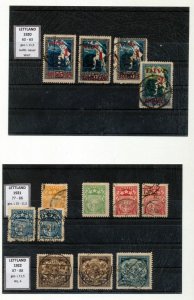 LATVIA Early M&U (Appx 65 Items) NT 9938