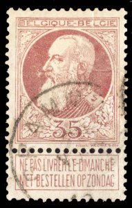 Belgium Scott 88 Used.