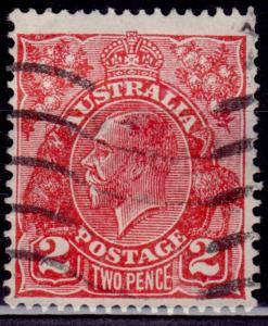 Australia, 1922, KGV, 2p, Scott# 28, used