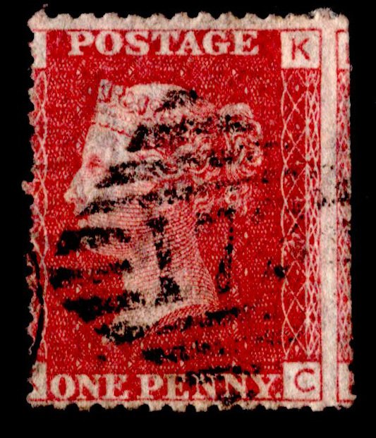 Great Britain Scott 33 Used with trimmed perforations.