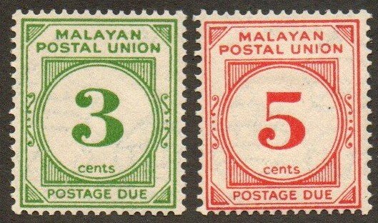 Malaya J14-15 Mint hinged