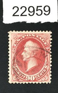 MOMEN: US STAMPS # 155 USED $350 LOT #22959