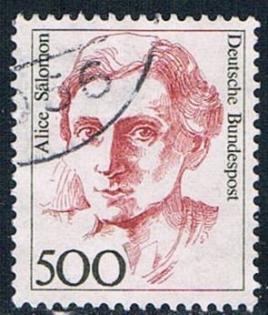 Vlak Dezelfde mond Germany 1494A Used Alice Salomon 1986 (G0460) | Europe - Germany & Colonies  - Germany, General Issue Stamp / HipStamp