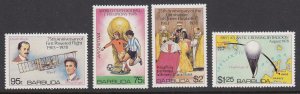 Barbuda 374-7 Anniversaries mnh