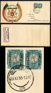 South Africa 1955 1/2d Official on Cover