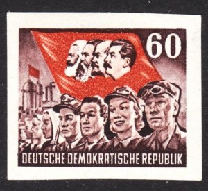 Germany DDR Scott 145 imperforated F to VF mint OG NH. Lot #B.  FREE...