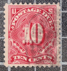 Scott J65 - 10 Cents Postage Due - Used - Nice Stamp - SCV - $1.00