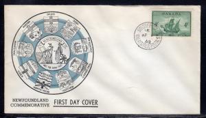 Canada #282 Newfoundland FDC F428
