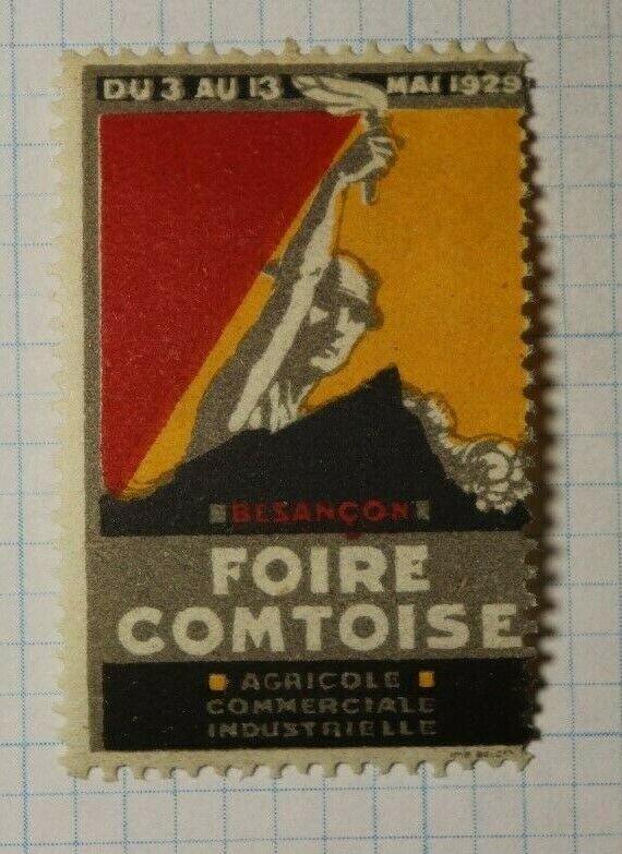 French Fair Expo 1929  WW Exposition Poster Stamp Ads