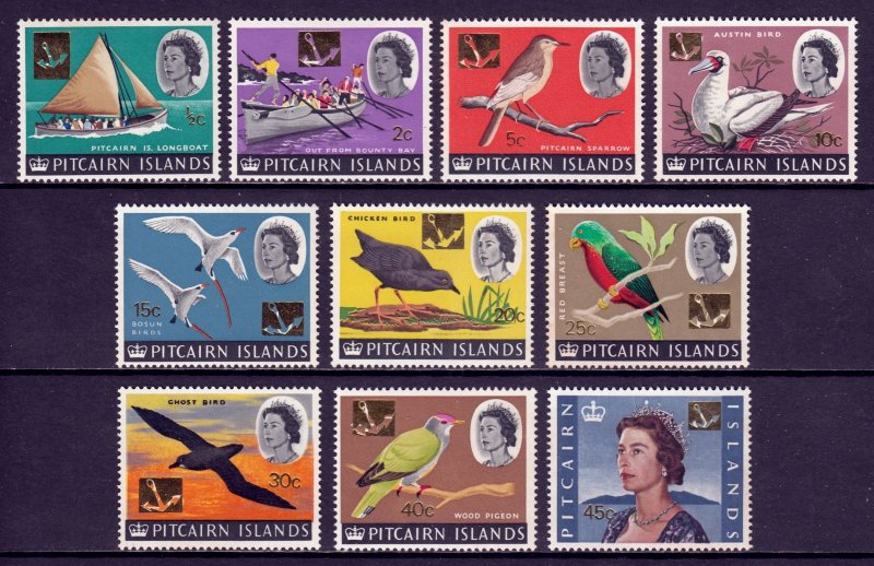 Pitcairn Islands - Scott #72//84 - Short set - MNH - See description - SCV $21