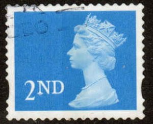 Great Britain  #MH308, phosphor CB-blue, Used, CV $3.00