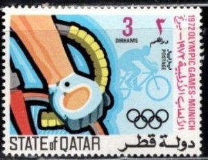 Qatar - #305 1972 Olympics - Bicycling - MNH