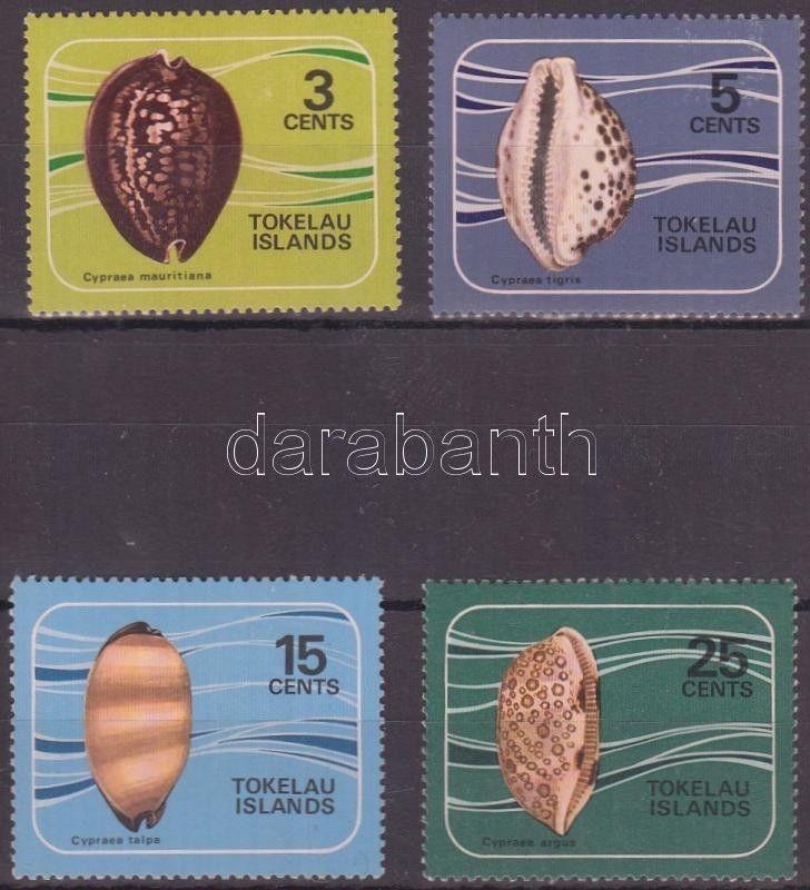 Tokelau Islands stamp Shellfish set MNH 1974 Mi 34-37 WS144896