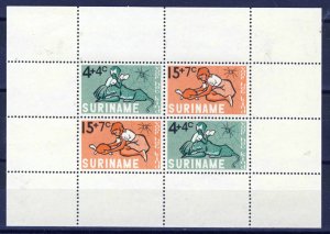 SURINAME 1965 Child Welfare Mini-Sheet SG MS571  MNH