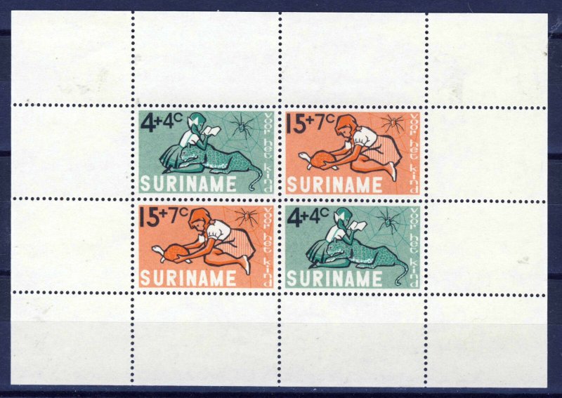 SURINAME 1965 Child Welfare Mini-Sheet SG MS571  MNH