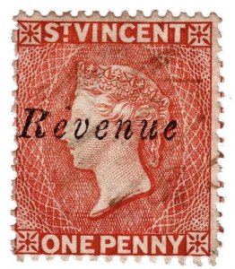 (I.B) St Vincent Revenue : Stamp Duty 1d