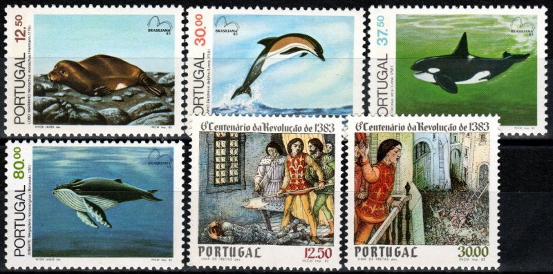 Portugal #1575-80 MNH CV $11.85  (X1775)