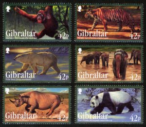 Gibraltar 2011 Scott #1284-1289 Mint Never Hinged