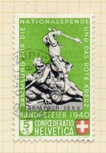 Switzerland 1941 Early Issue Fine Used 5c. NW-150379