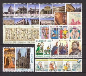 1993 Vatican City - Sc# 916-941 - Complete year set - MNH**