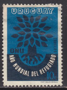 Uruguay 657 World Refugee Year 1960