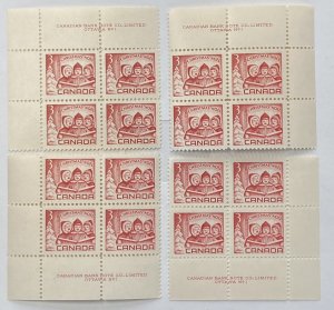CANADA 1967 #476 Christmas Issue Set of 4 Plate Blocks (Pl. #1) - MNH
