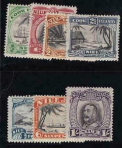 Cook Islands 1932 SC 53-59 MLH Set