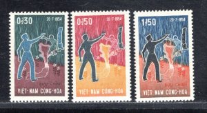 SOUTH VIETNAM SC# 239-241 VF/MNH