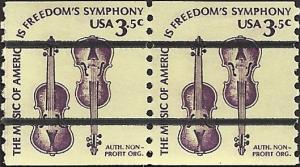 # 1813a MINT NEVER HINGED PRE-CANCELLED WEAVER VIOLINS