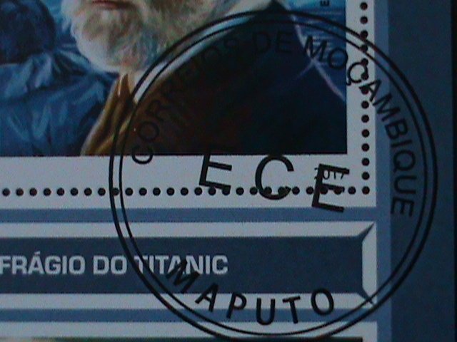 ​MOZEMBIQUE--2017- 105TH ANNIVERSARY-SINKED OF TITANIC-CTO- SHEET VF LAST ONE
