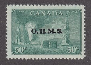 Canada B.O.B. O11 Mint Overprinted Official Stamp