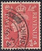 Great Britain #259 1P King George 6,  used EGRADED XF 88 XXF