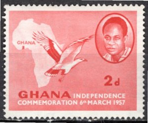 Ghana; 1957: Sc. # 1: MNH Single Stamp
