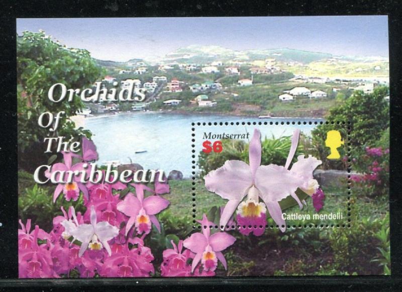 Montserrat 1123, MNH,  Flowers Orchids 2005 x27162