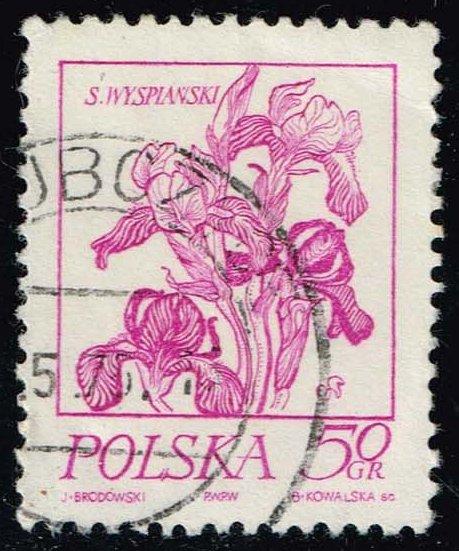Poland #2017 Iris Flower; Used (0.25)