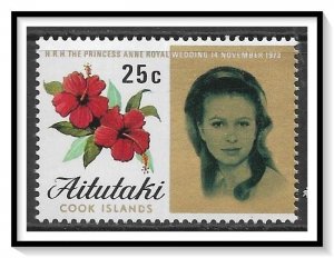 Aitutaki #77 Princess Anne's Wedding MNH