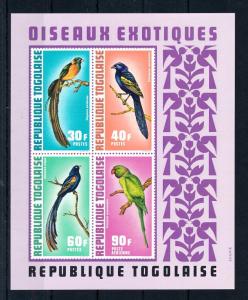 [52733] Togo 1972 Birds Vögel Oiseaux Ucelli  MNH Sheet