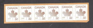Canada # 591a VF MINT NH 32c QEII IMPERFORATE COILS TRIPLET BS31693