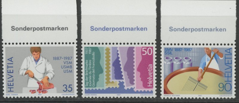 Switzerland  810-12 ** mint NH (2312 234)