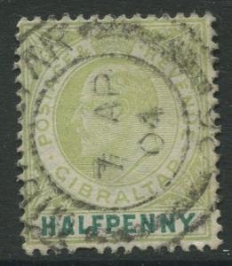 Gibraltar #49A KEVII  Used  Scott CV. $4.50.