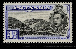 ASCENSION GVI SG42c, 4d black & ultramaine, M MINT. Cat £17. PERF 13½